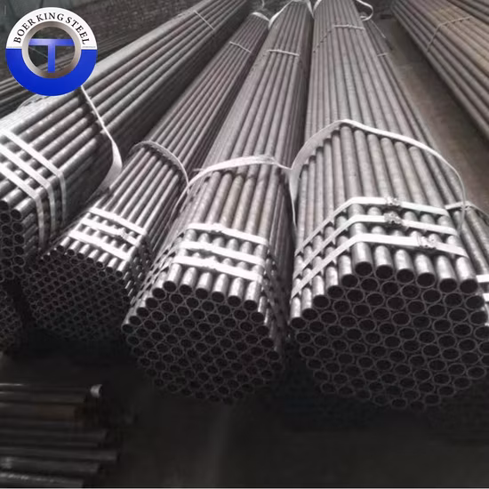ASTM A53 A106 A333 A335 Stpt42 G3456 St45 DN15 Sch40 carbone Smls alliage noir laminé à chaud/étiré à froid rond tuyau en acier sans soudure de précision