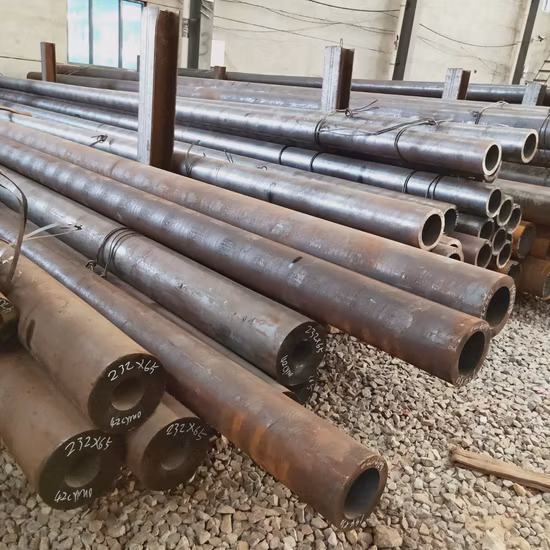 Tuyau en acier doux de haute qualité à bas prix d'approvisionnement d'usine Q235B/Q195/Ss400/A36/A53 Tailles de tuyaux en acier au carbone sans soudure Tuyau en acier à faible teneur en carbone Tuyau/tube rond creux